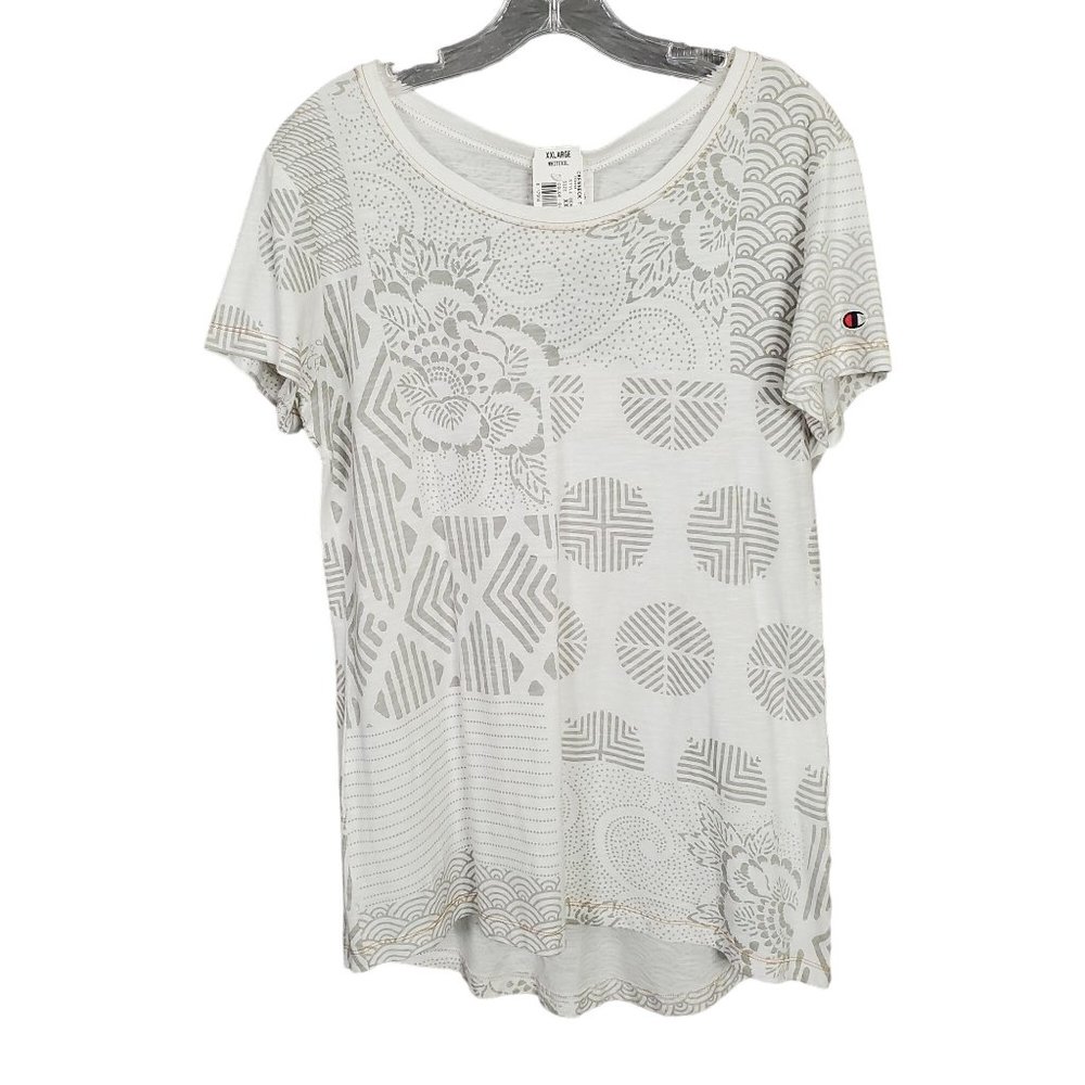 Champion NWT Womens Size XL Shirt Tee Hi Low Hem Short Sleeves European Fit - Picture 2 of 7